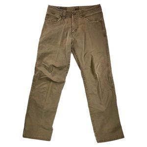 KUHL Rydr Crag Series Men's Pants Size 32x31.5” Dark Khaki Vintage Patina Dye